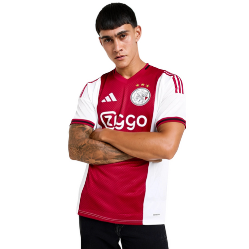 Camisa Ajax I 25/26 Adidas Masculina - Vermelho e Branco