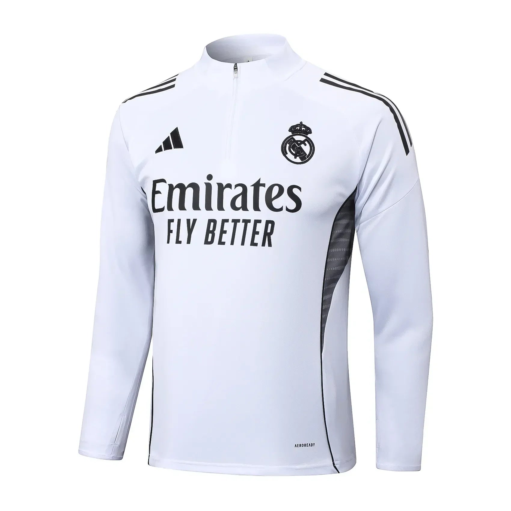 Conjunto Agasalho Treino Real Madrid 25/26 - Branco