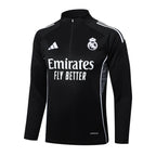 Conjunto Agasalho Treino Real Madrid 25/26 - Preto