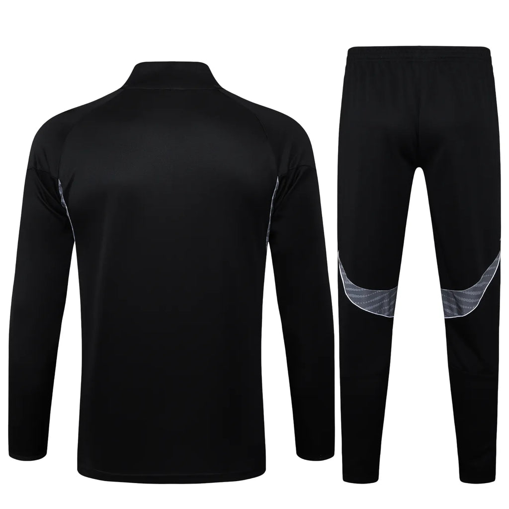 Conjunto Agasalho Treino Real Madrid 25/26 - Preto
