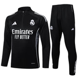 Conjunto Agasalho Treino Real Madrid 25/26 - Preto