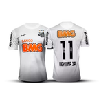 Camisa Santos 2012 (# NEYMAR JR - 11) - Torcedor Masculina - Versão Retro
